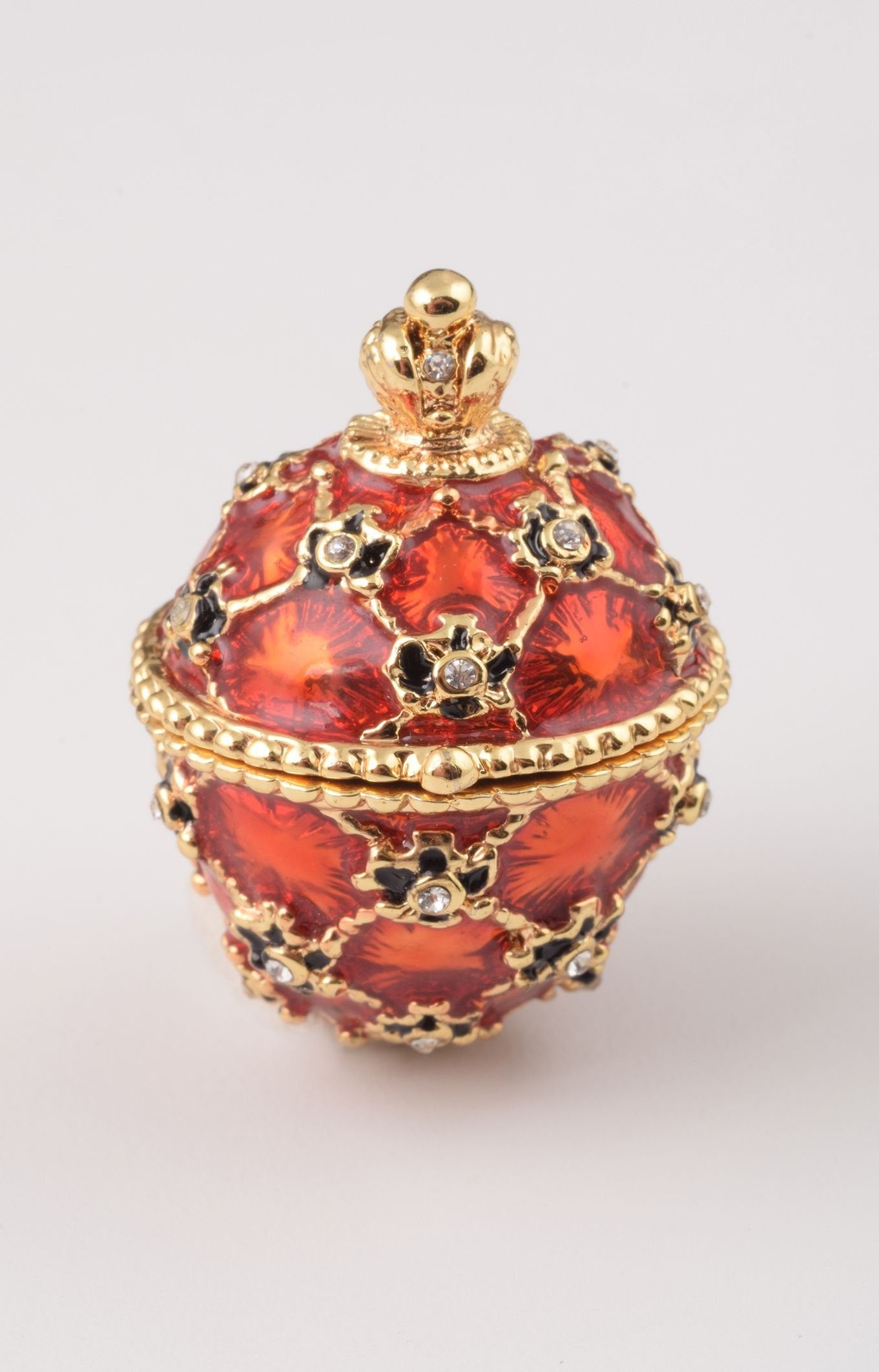 Keren Kopal Red Faberge Egg with Car Inside