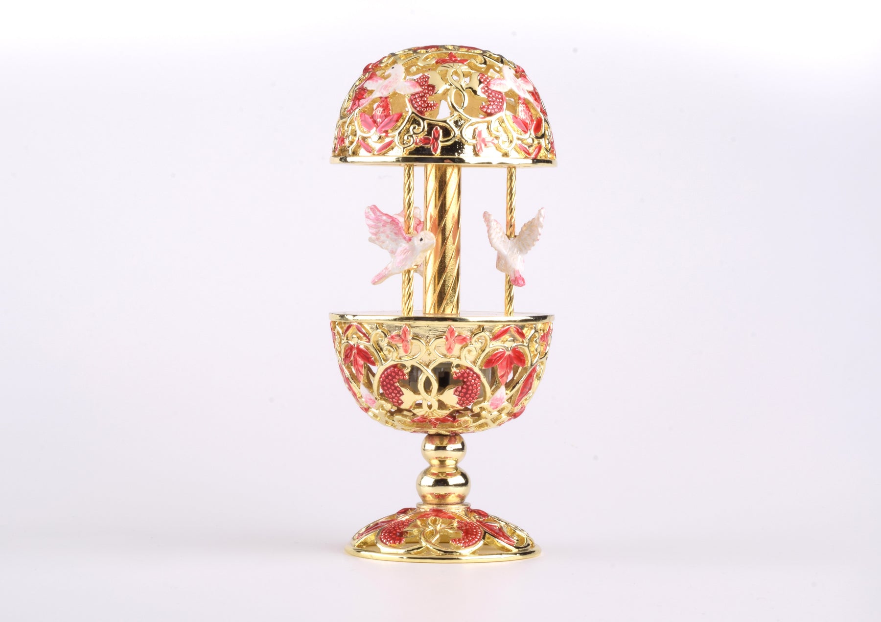 Keren Kopal Red Faberge Egg with Doves