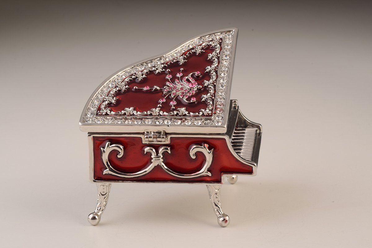 Keren Kopal Red Piano Trinket Box