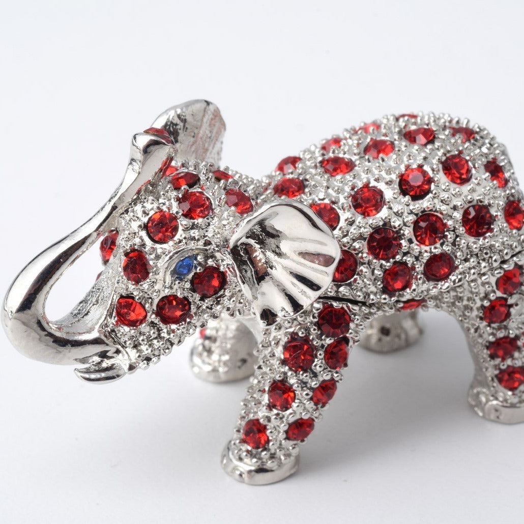 Keren Kopal Silver & Red Elephant