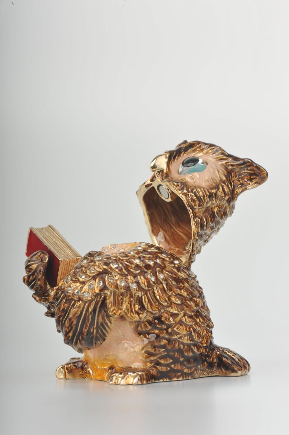 Keren Kopal Sophisticated Owl with a Book