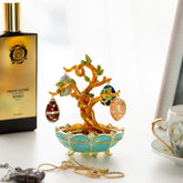 Keren Kopal Faberge Egg Pendant Necklaces Tree