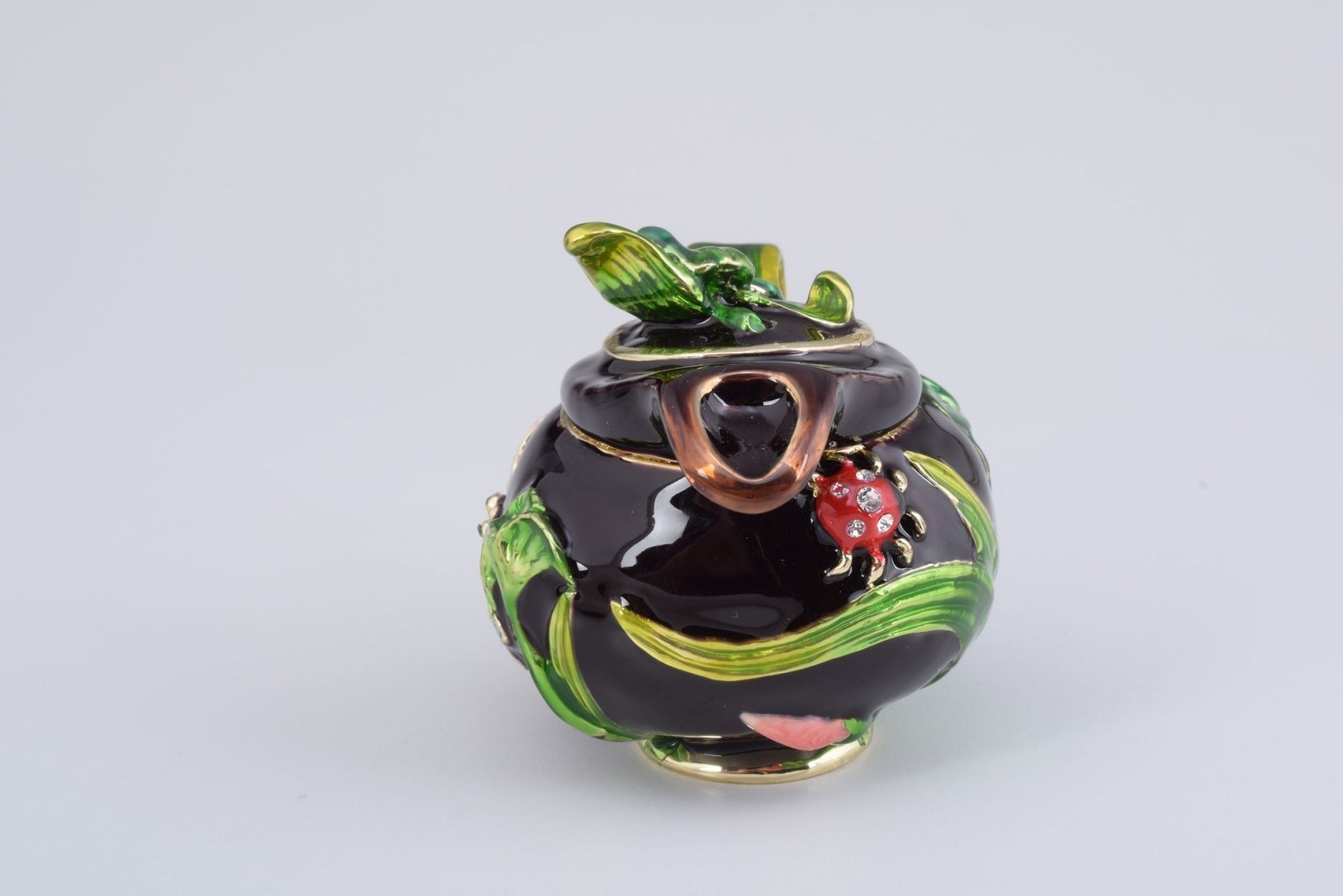 Keren Kopal Teapot Decorated with a Ladybug and a Dragonfly