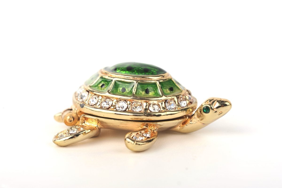 Keren Kopal Tiny Green & Gold Sea Turtle