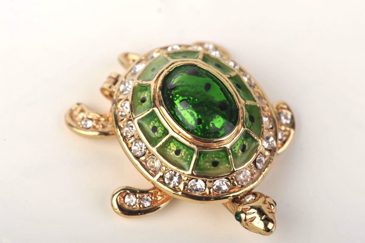 Keren Kopal Tiny Green & Gold Sea Turtle