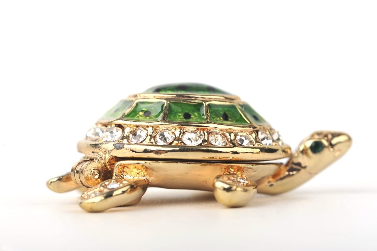 Keren Kopal Tiny Green & Gold Sea Turtle