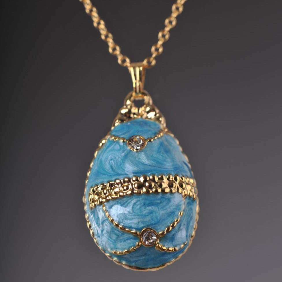 Keren Kopal Turquoise Egg Pendant Necklace