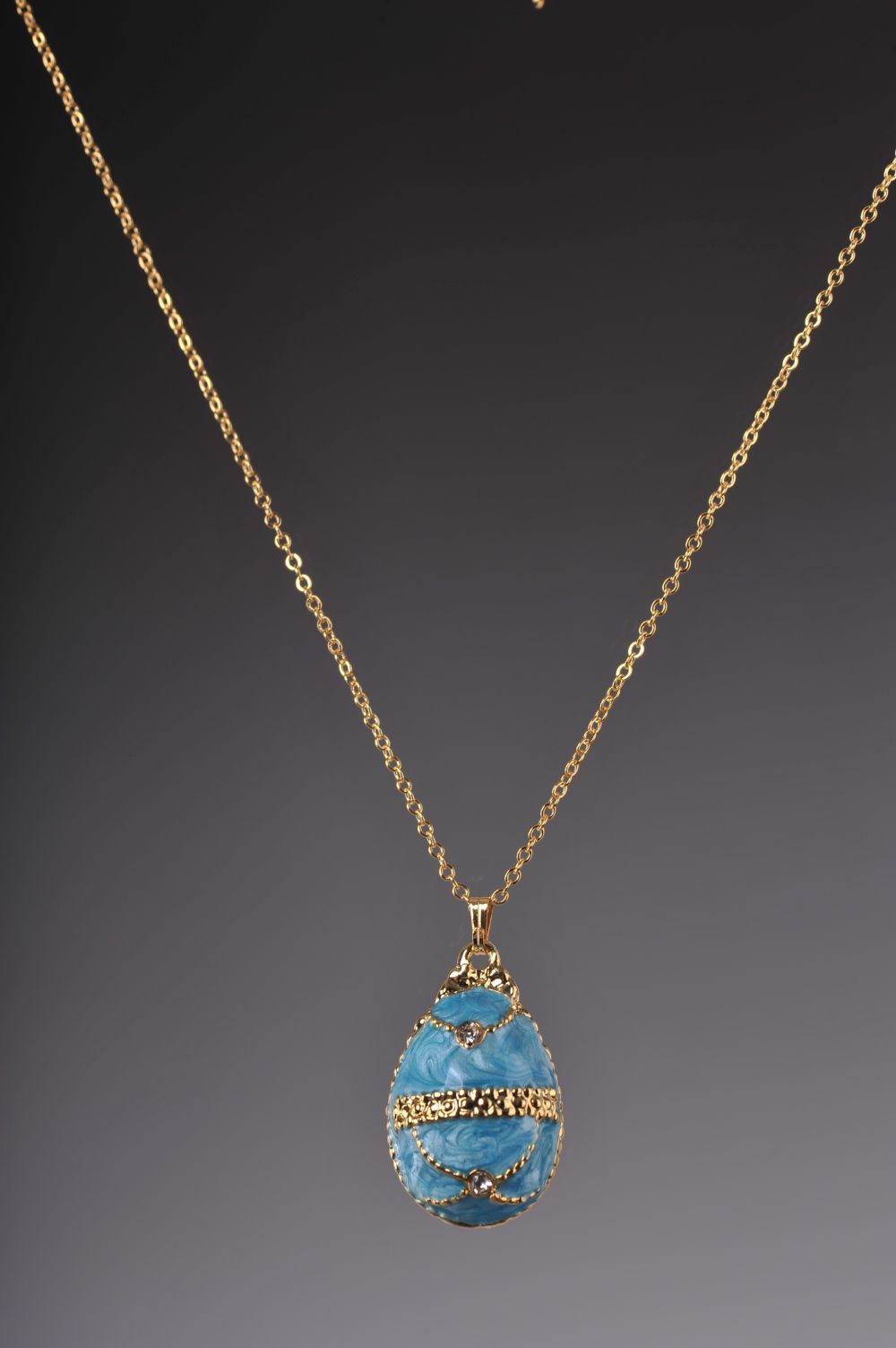 Keren Kopal Turquoise Egg Pendant Necklace