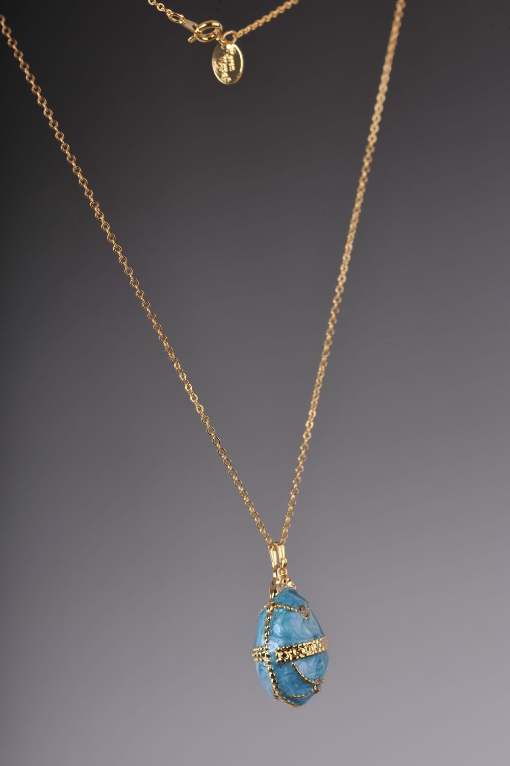 Keren Kopal Turquoise Egg Pendant Necklace