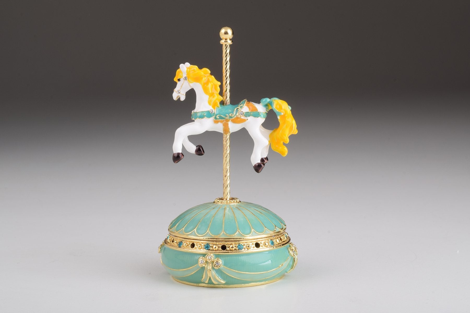 Keren Kopal Turquoise Wind up Music Carousel