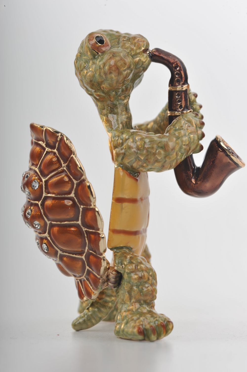 Keren Kopal Turtle Playing the Saxophone