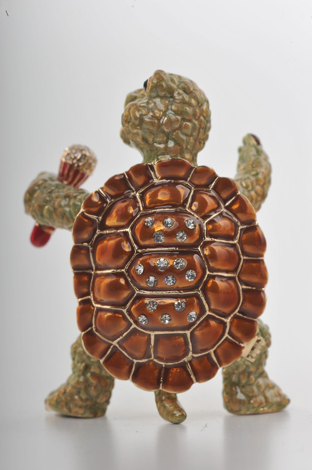 Keren Kopal Turtle Singing with a Microphone