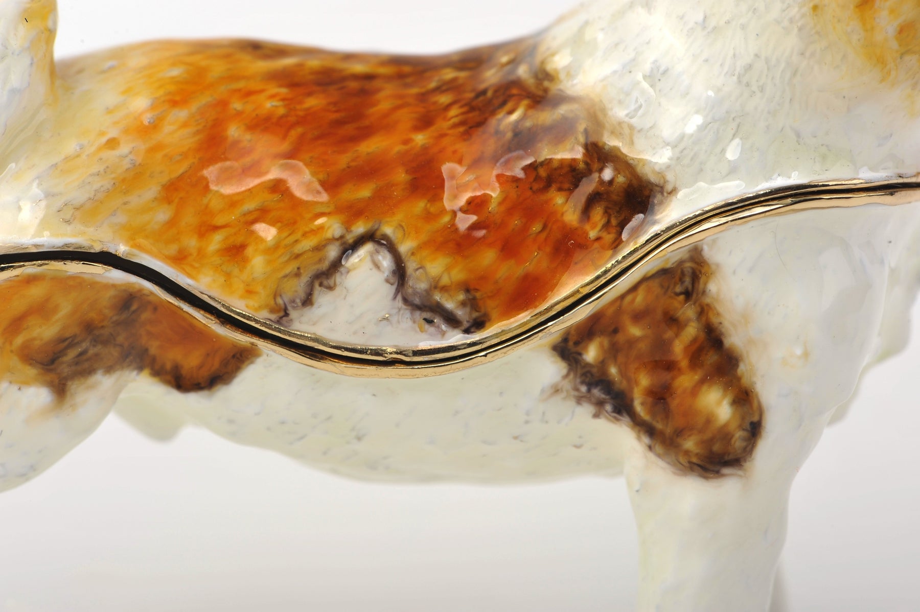 Keren Kopal White Dog with Brown Spots