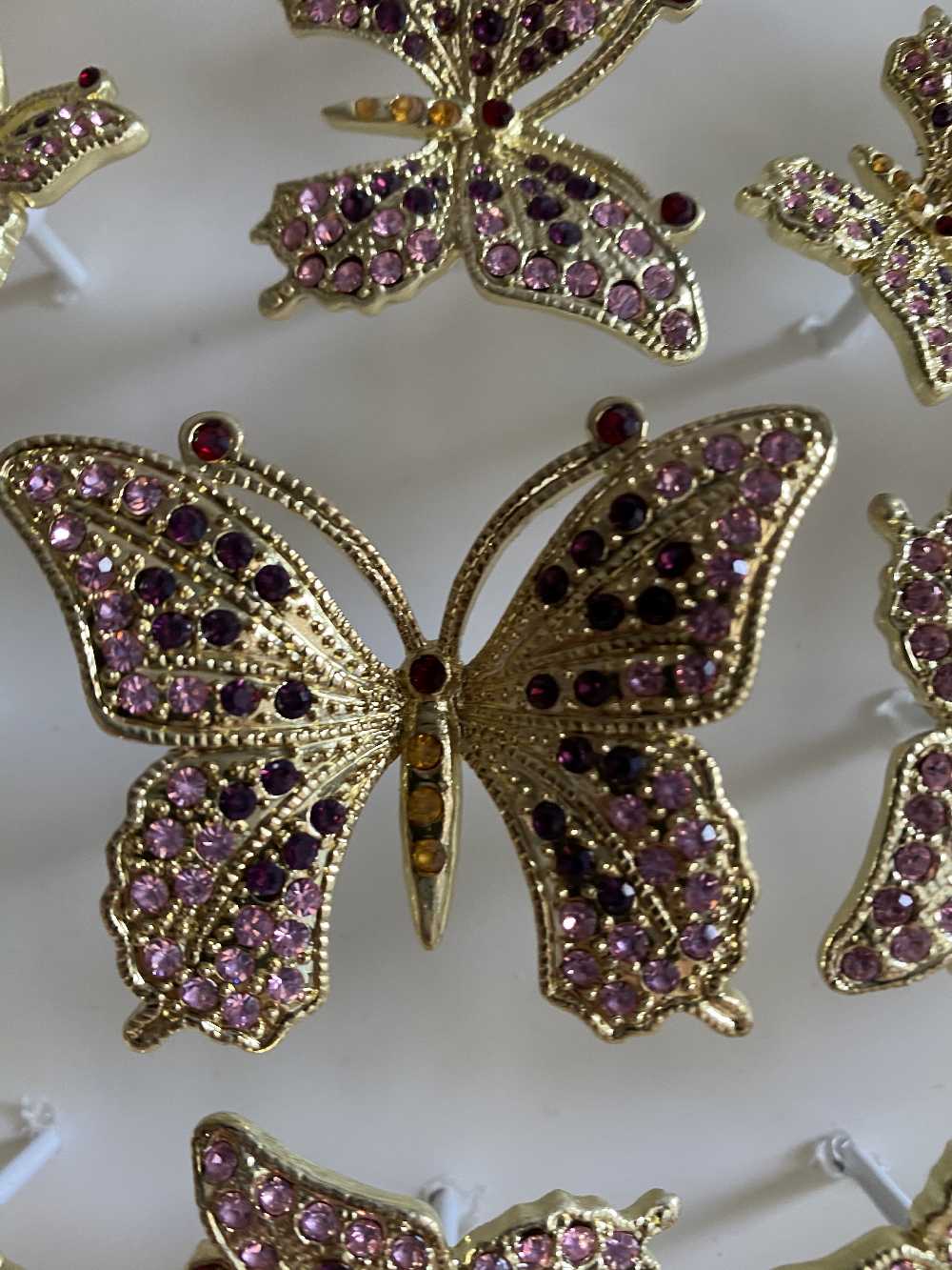 Keren Kopal Circle of Butterflies Wall Art White