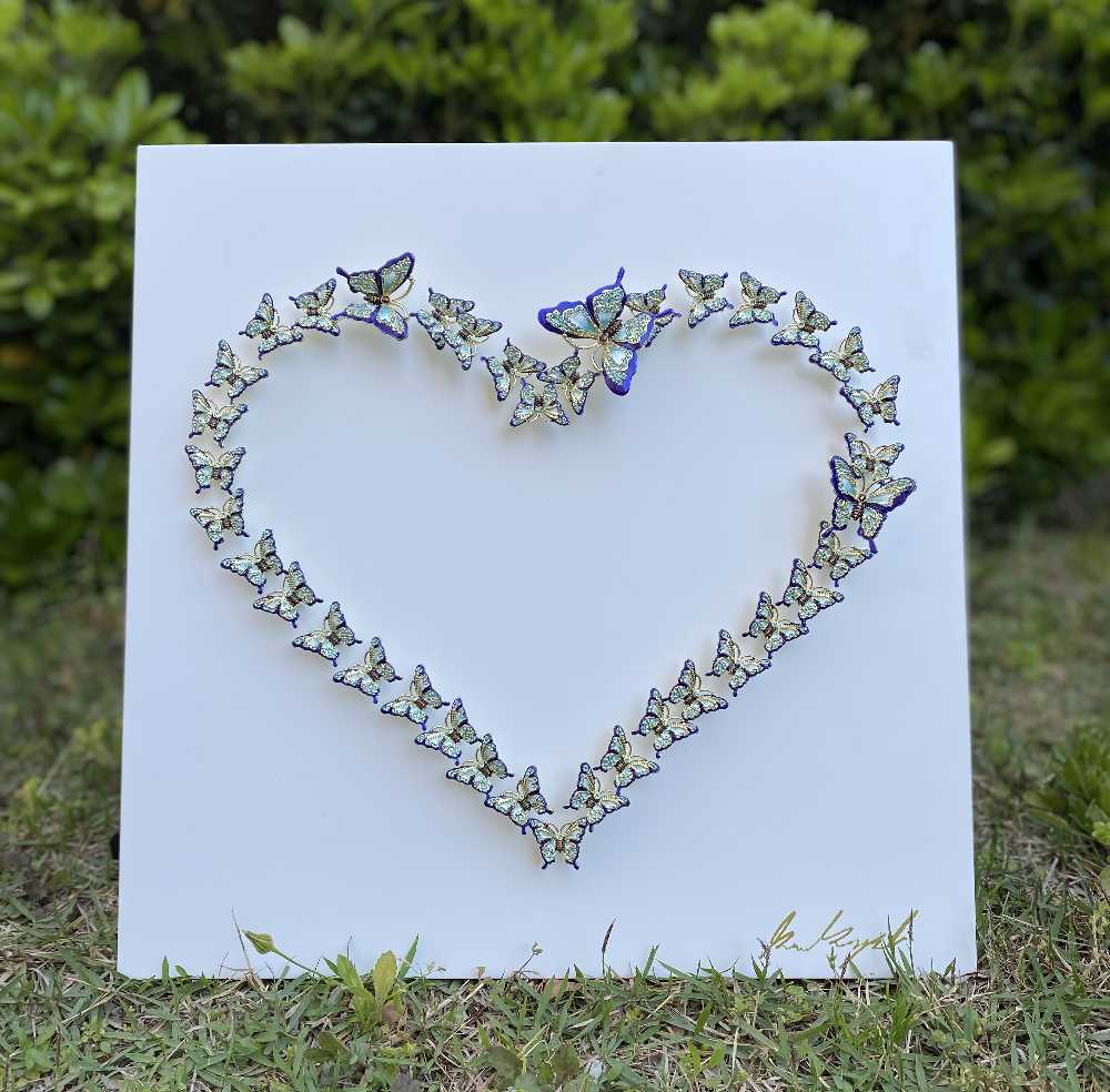 Keren Kopal Heart of Love and Life Wall Art White