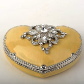Keren Kopal Yellow Heart Jewelry Keepsake Box