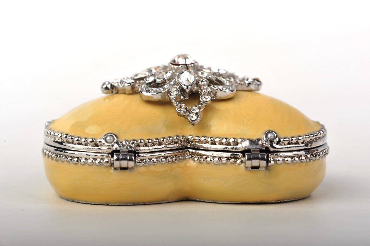 Keren Kopal Yellow Heart Jewelry Keepsake Box