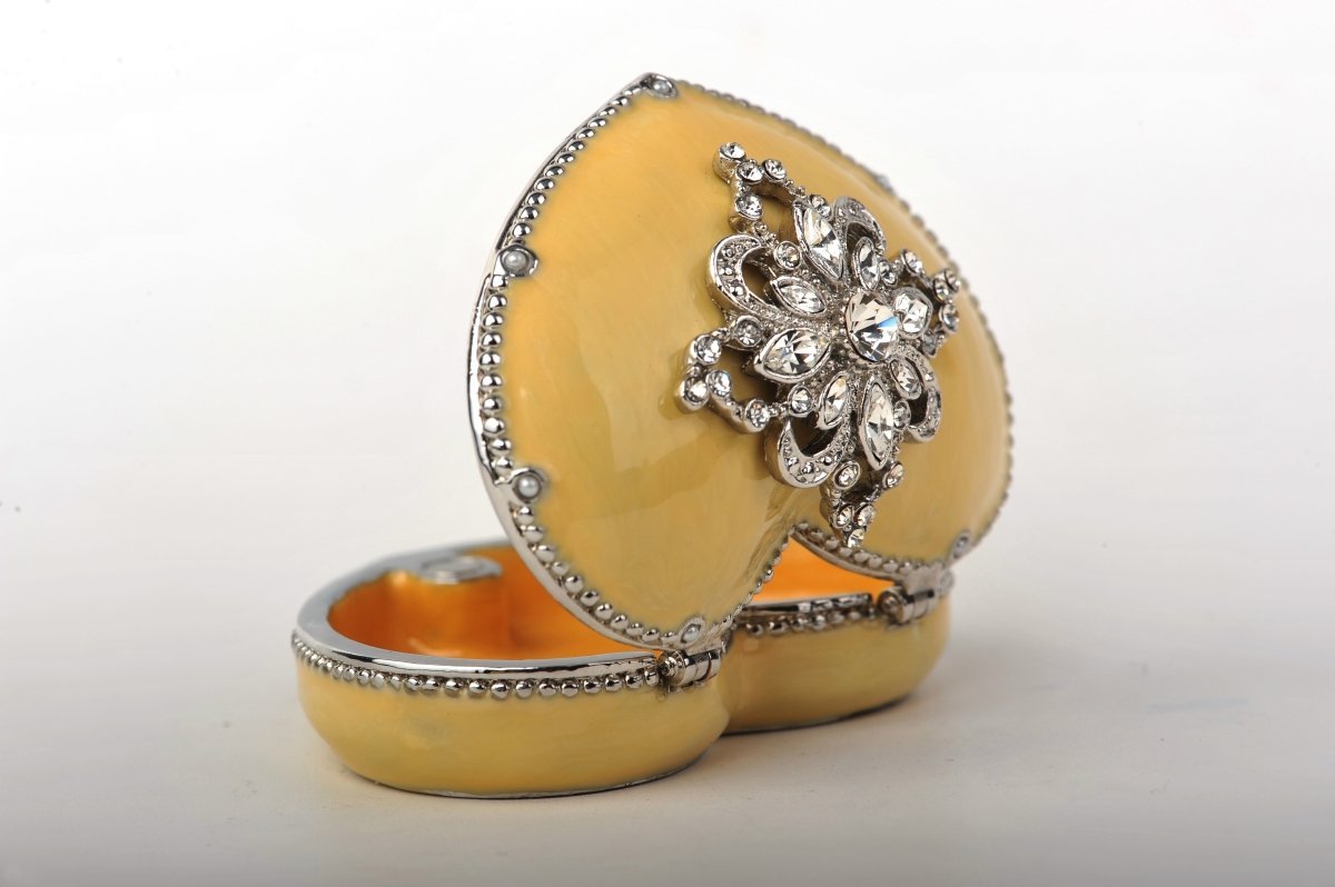 Keren Kopal Yellow Heart Jewelry Keepsake Box