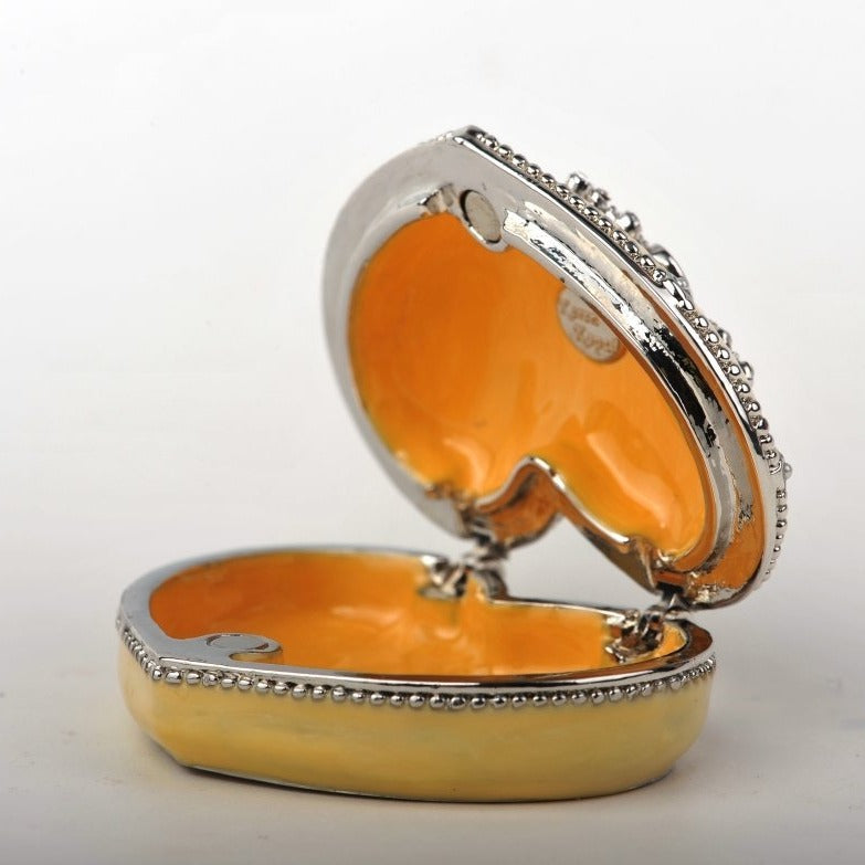 Keren Kopal Yellow Heart Jewelry Keepsake Box