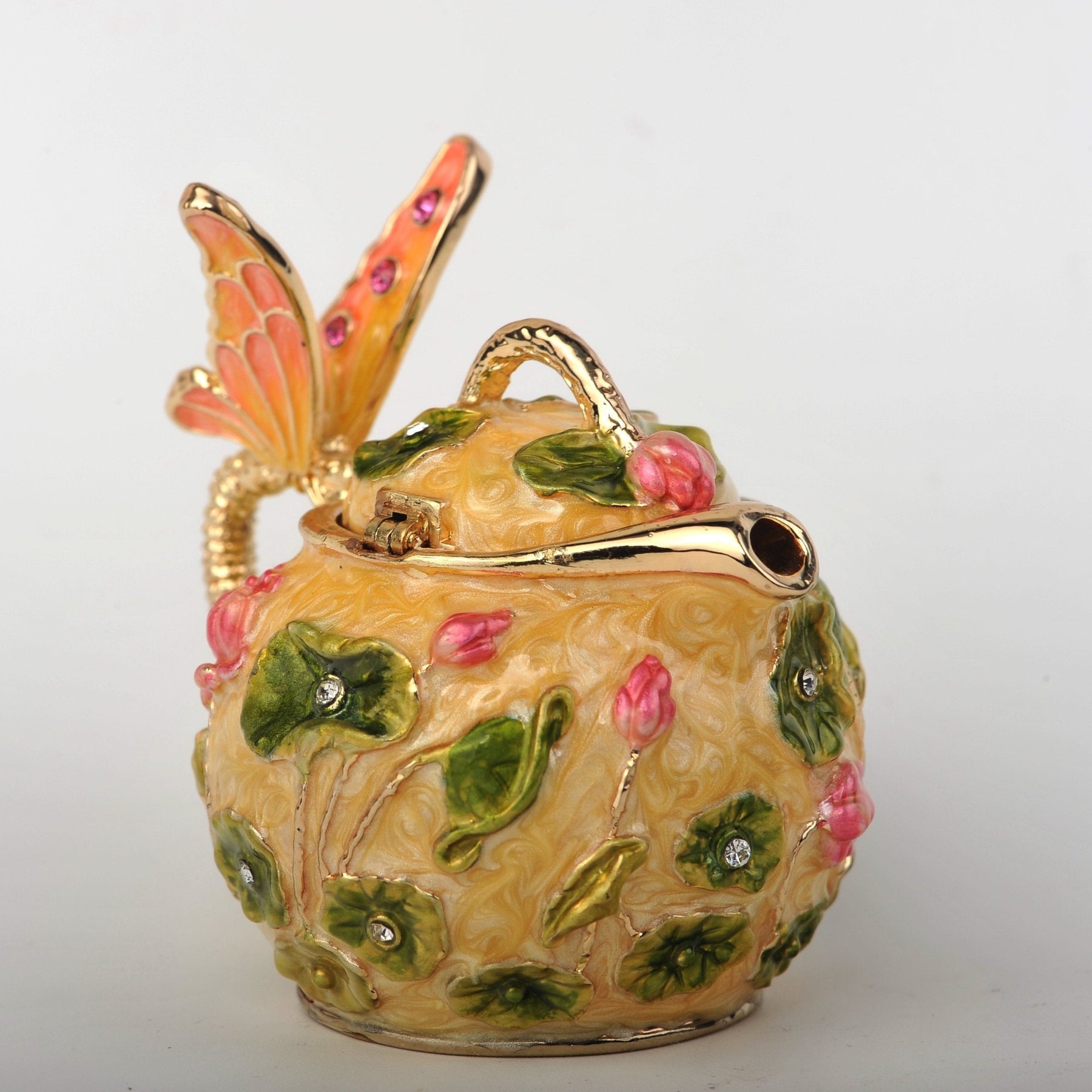 Keren Kopal Yellow Kettle With Butterfly