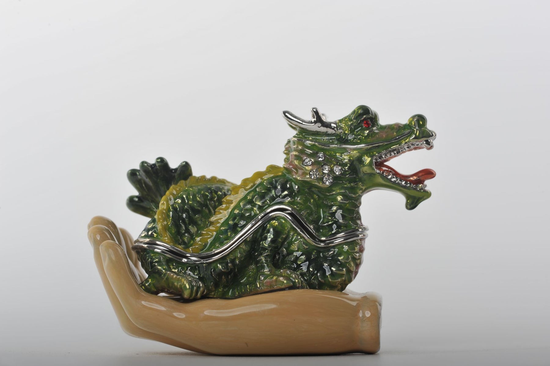 Keren Kopal Zodiac Dragon Laying on Hand