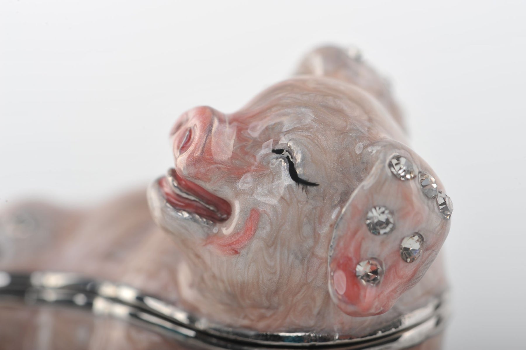 Keren Kopal Zodiac Pig Laying on Hand