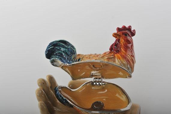 Keren Kopal Zodiac Rooster Laying on Hand