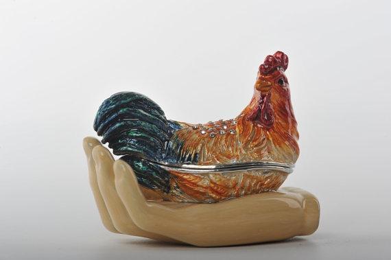 Keren Kopal Zodiac Rooster Laying on Hand