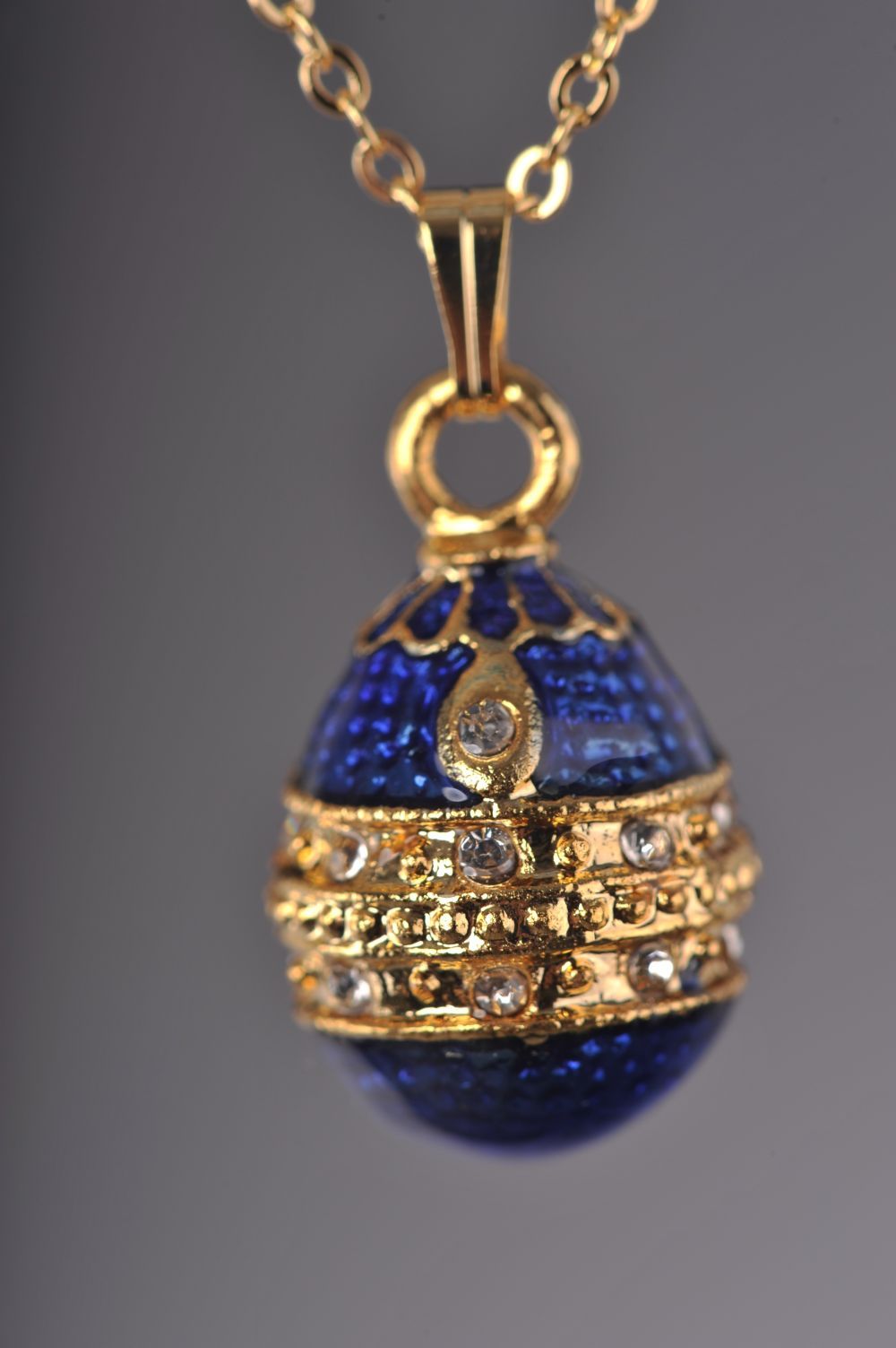 Keren Kopal Blue Egg Pendant Necklace