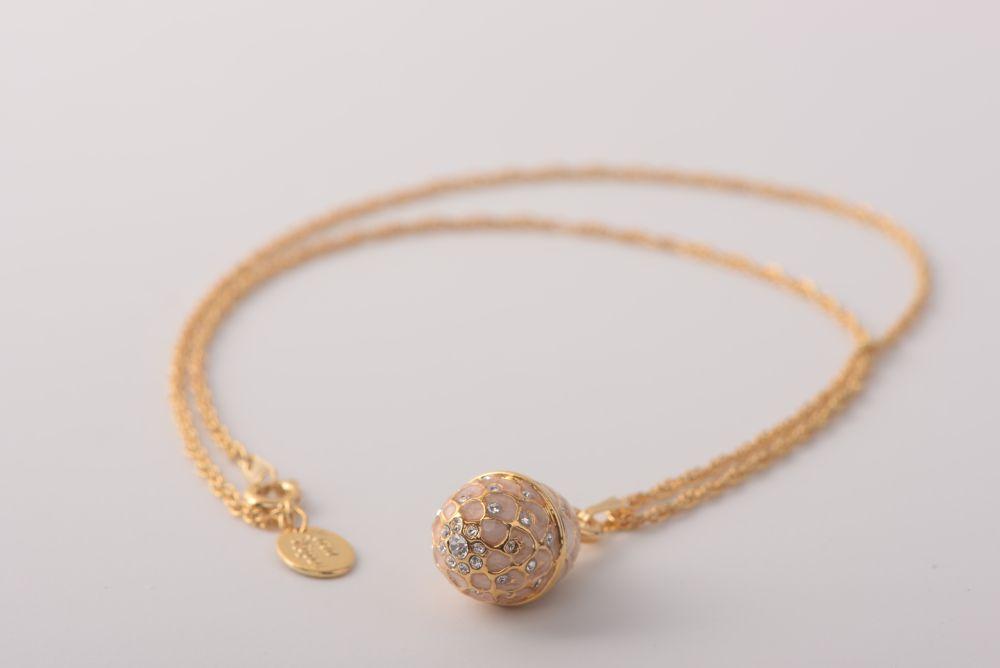 Keren Kopal Light Pink Egg Pendant Necklace