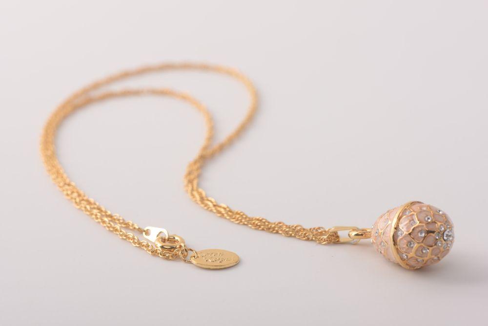 Keren Kopal Light Pink Egg Pendant Necklace
