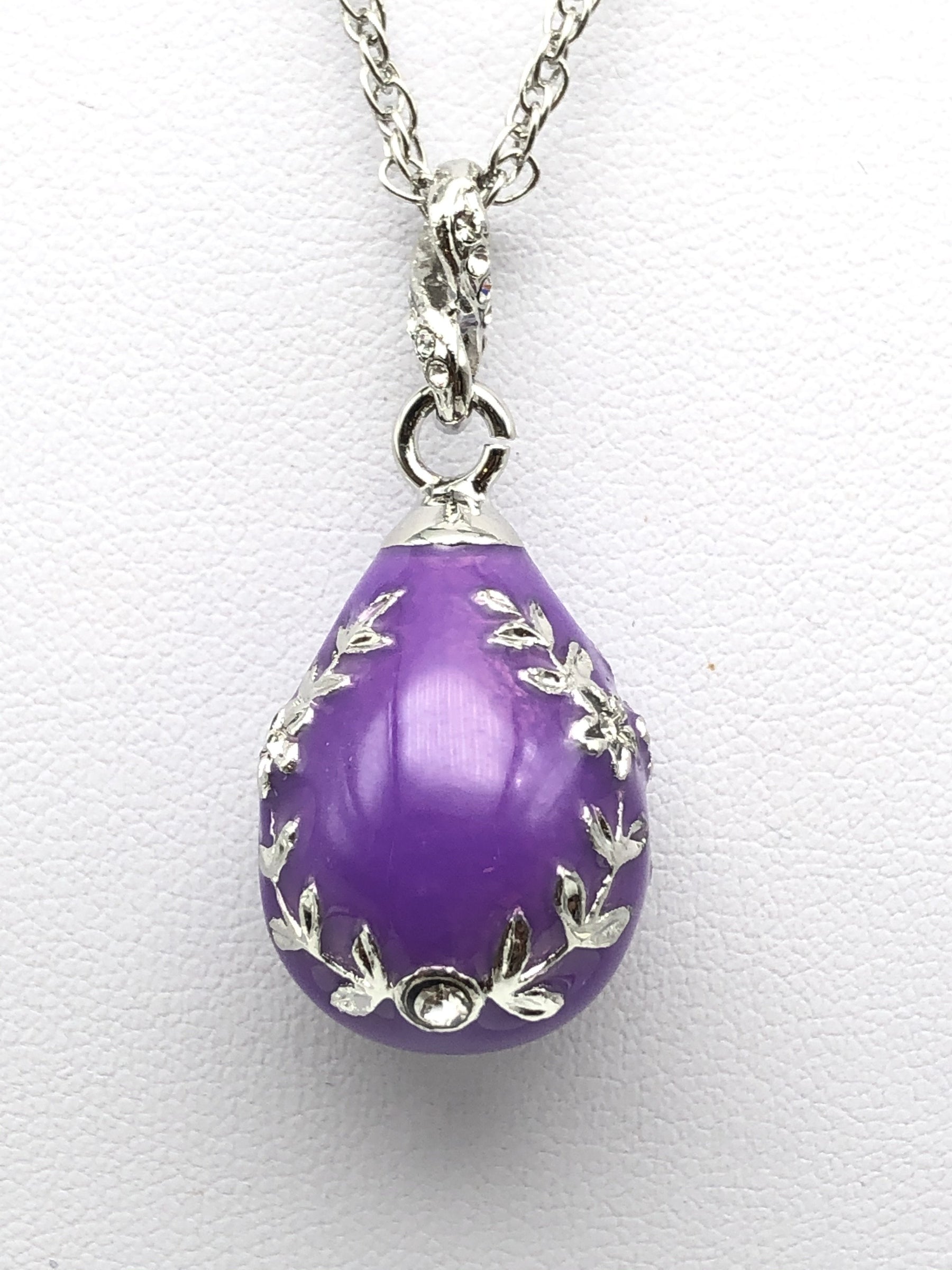 Keren Kopal Purple Egg Pendant Necklace
