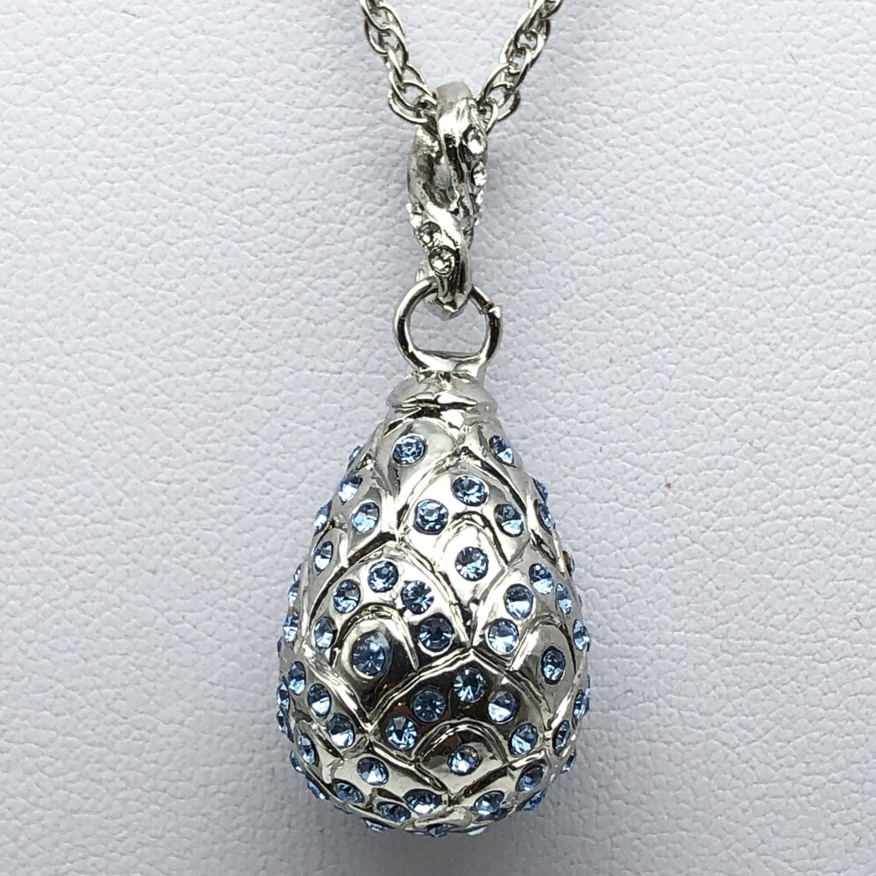 Keren Kopal Silver Egg Pendant Necklace