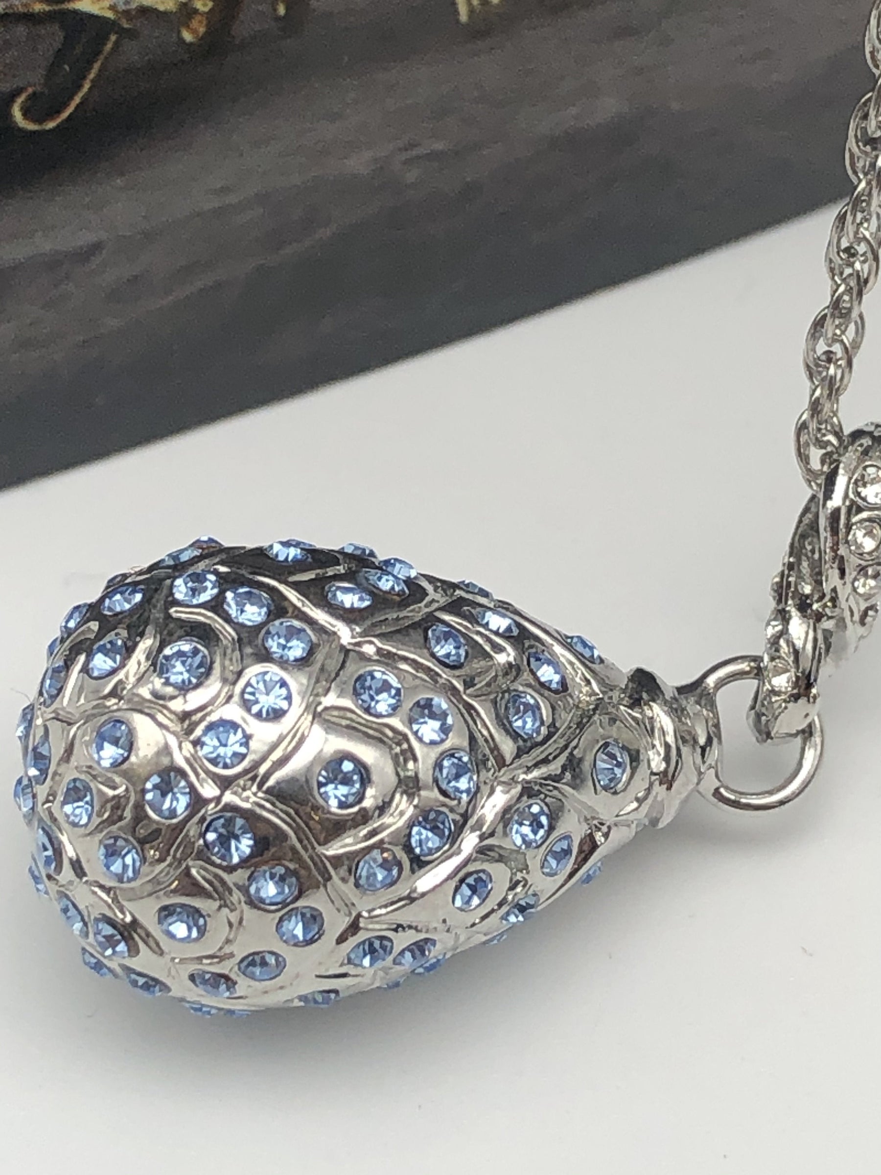 Keren Kopal Silver Egg Pendant Necklace