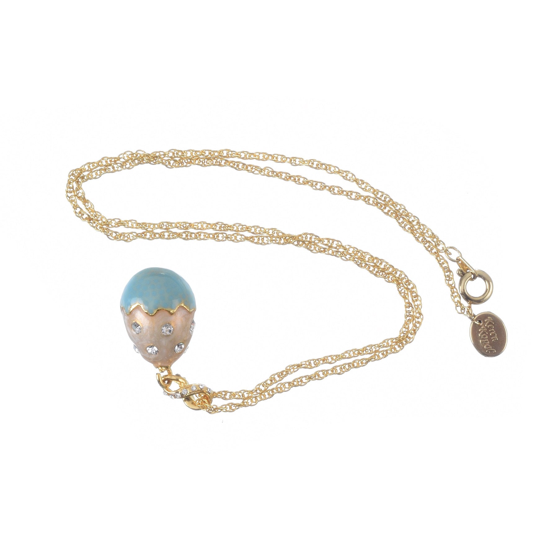 Keren Kopal Turquoise Egg Pendant Necklace