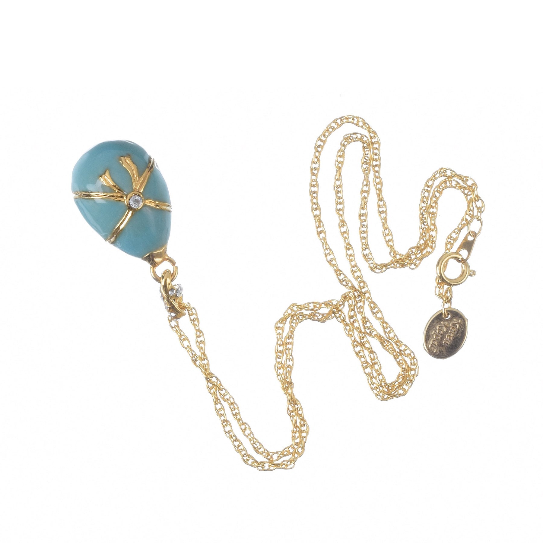 Keren Kopal Turquoise Egg Pendant Necklace