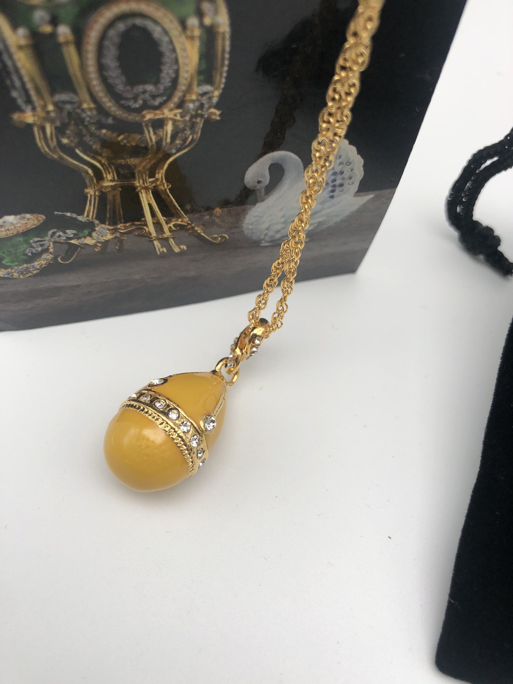 Keren Kopal Yellow Egg Pendant Gold Necklace