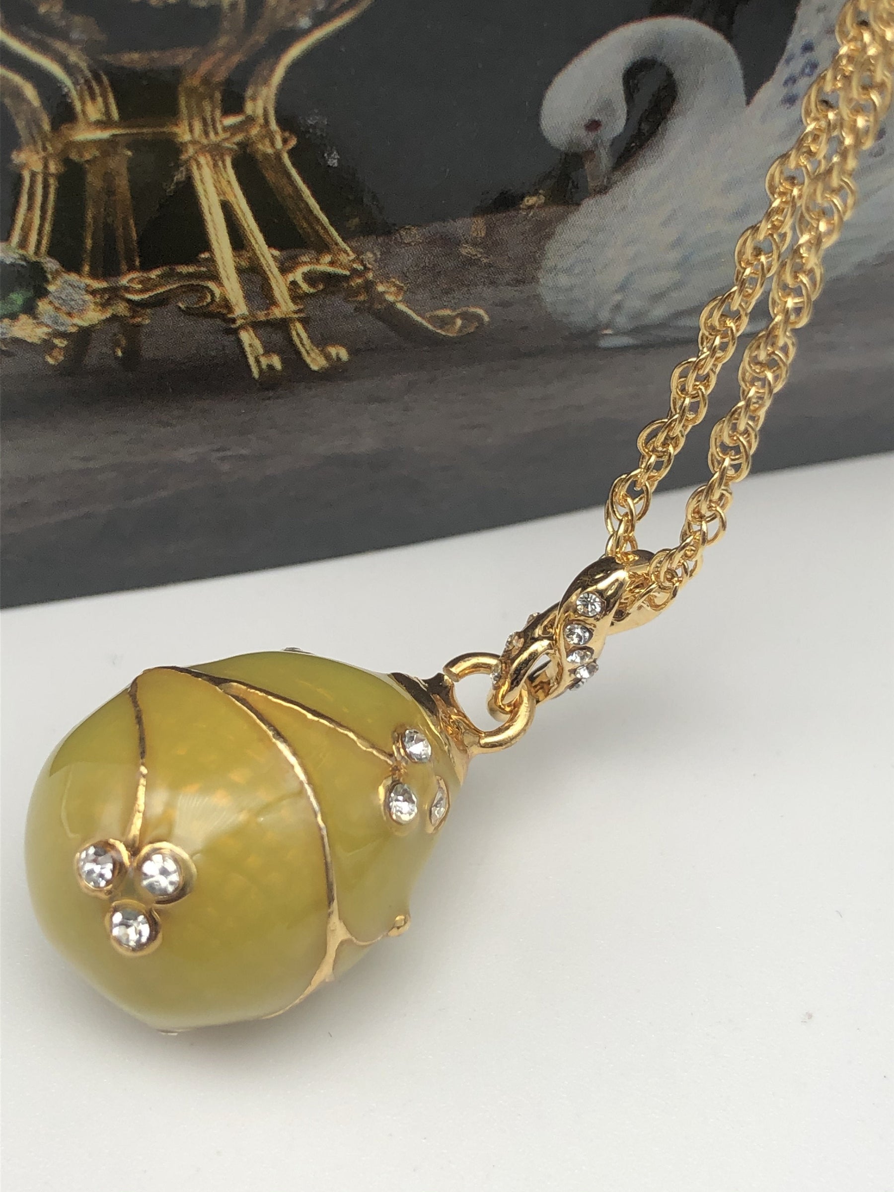 Keren Kopal Yellow Egg Pendant Gold Necklace