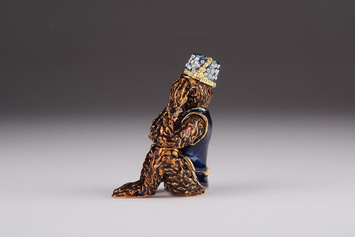 Keren Kopal Brown Monkey Mizaru see no evil