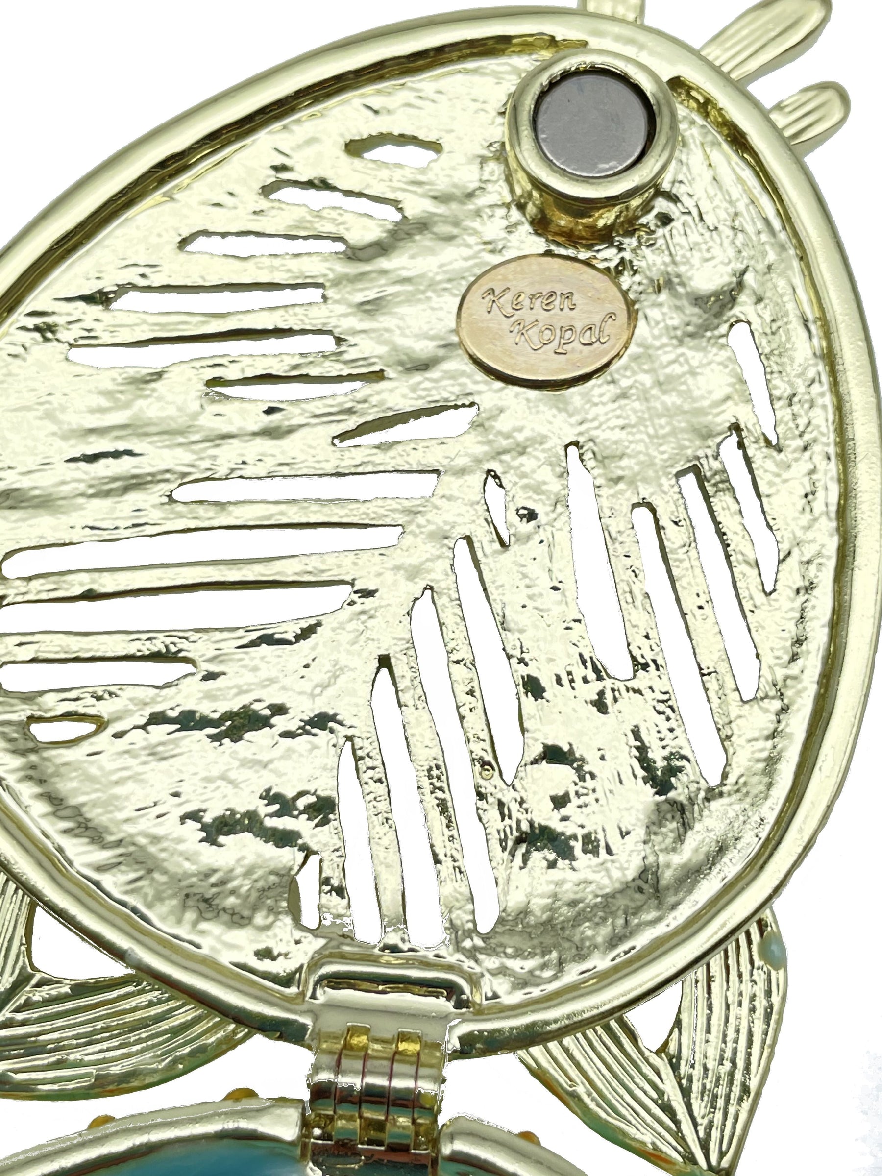 Keren Kopal Green turquoise Beautiful Decorated Trinket Box