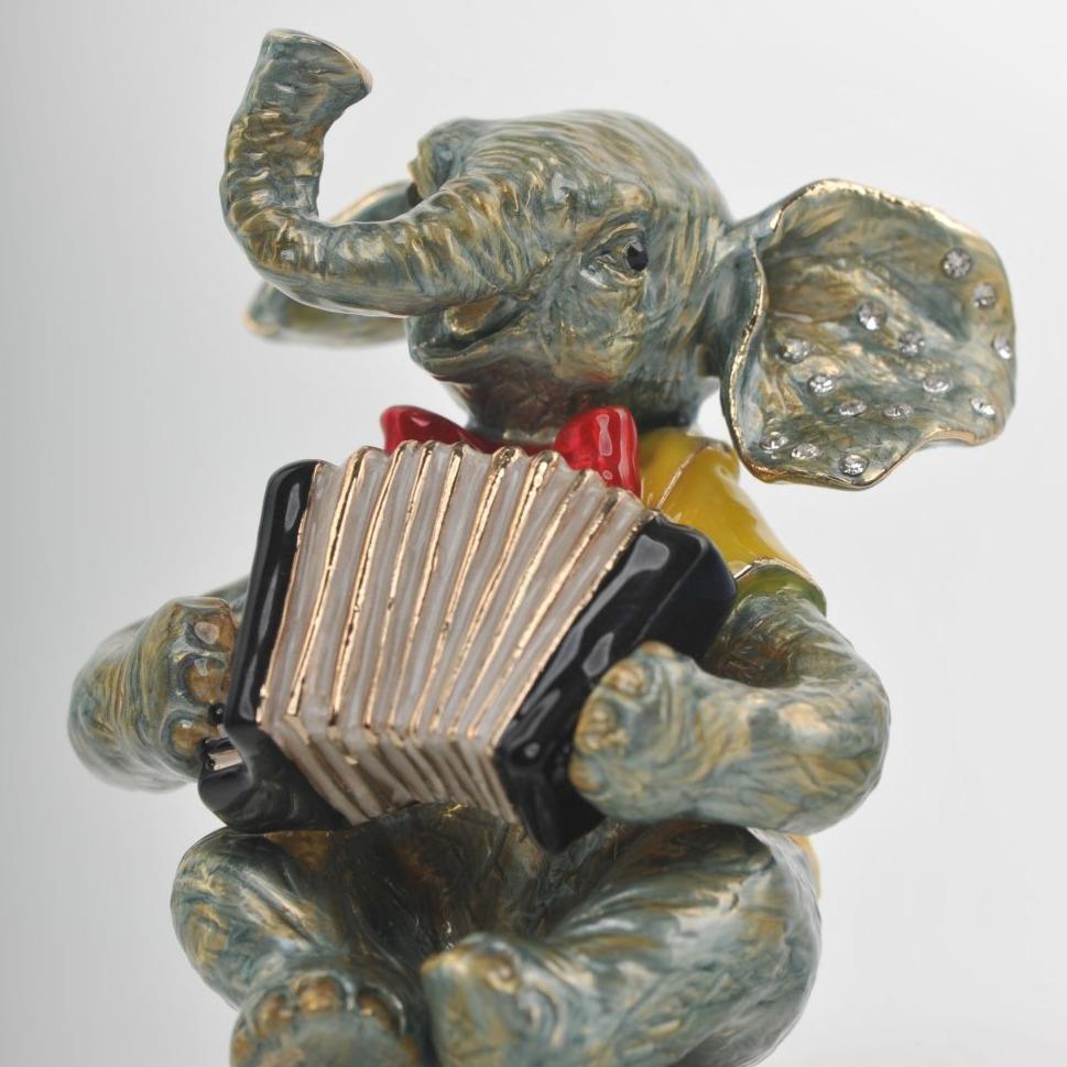 Keren Kopal Elephant Playing the Accordion