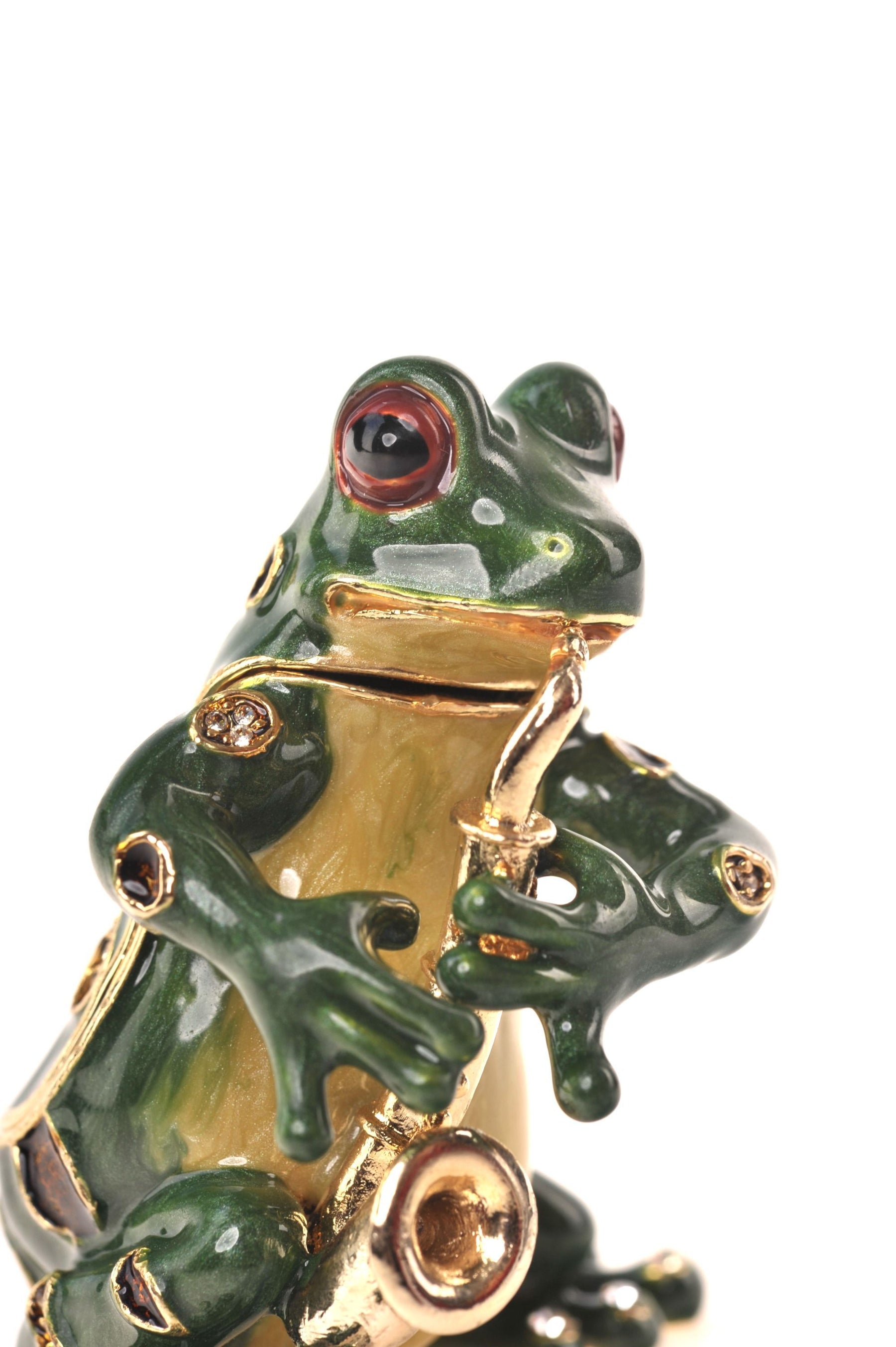 Keren Kopal Frog Playing the Saxophone