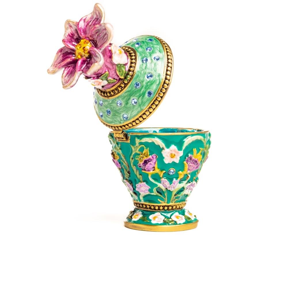 Keren Kopal Green Vase Trinket Box