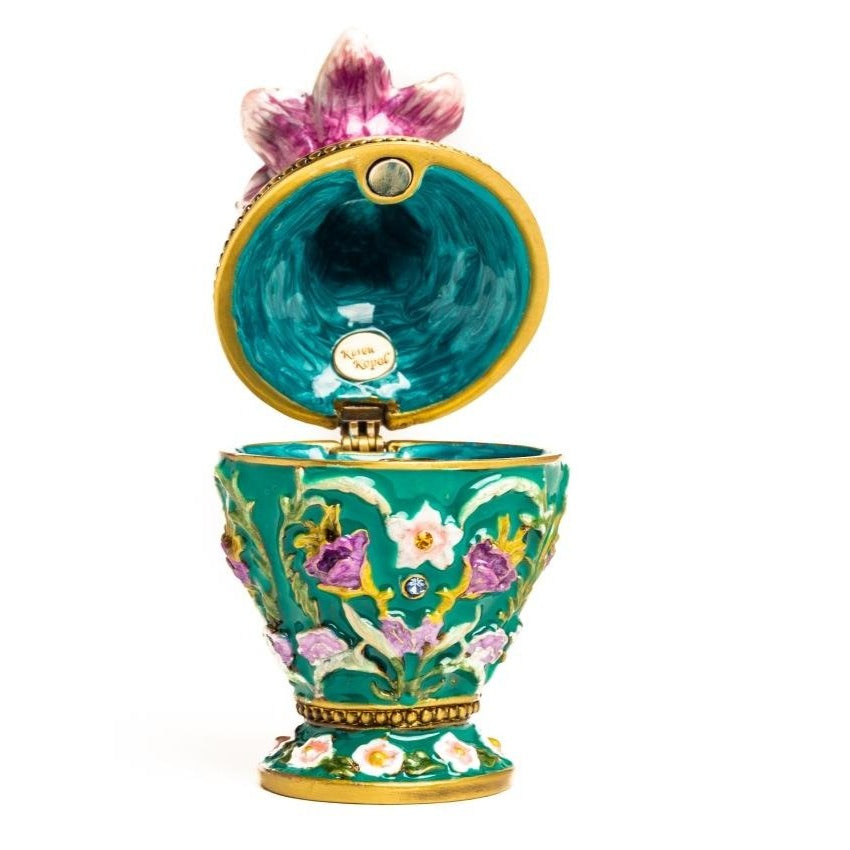 Keren Kopal Green Vase Trinket Box