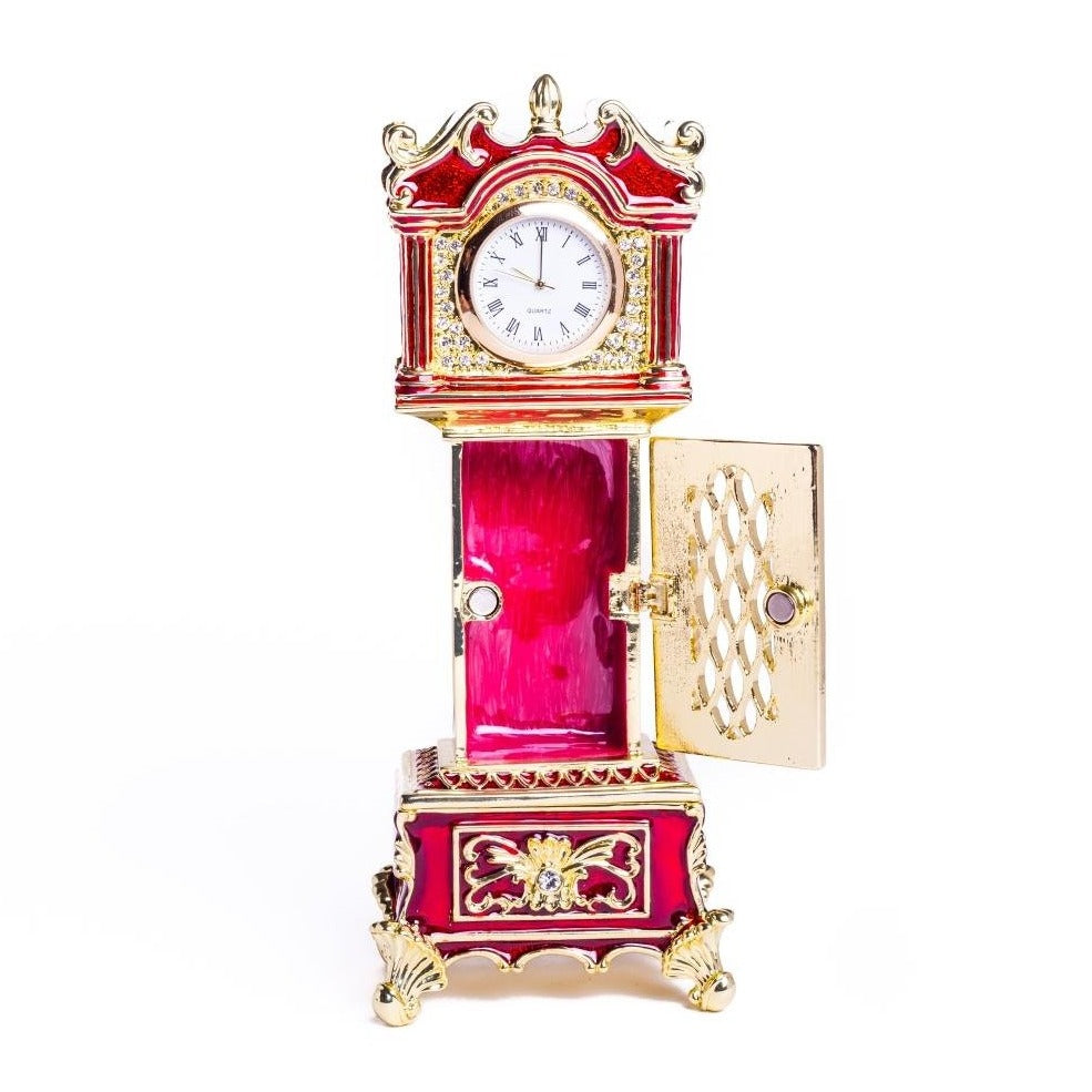 Keren Kopal Red Big Ben Clock Trinket Box