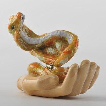 Keren Kopal Zodiac Snake Laying on Hand