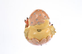 Keren Kopal A chick hatches from an egg Trinket Box
