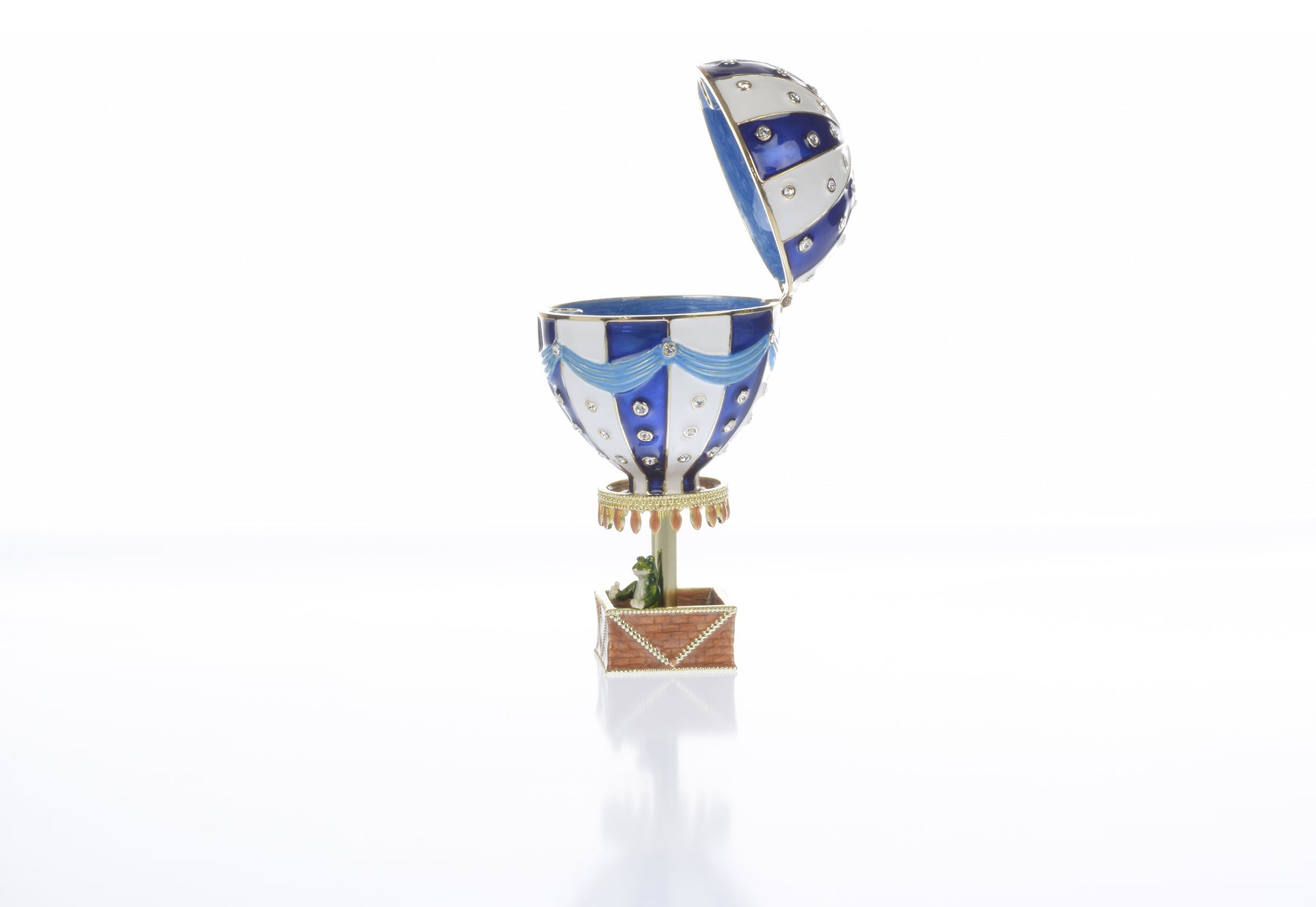Keren Kopal Blue Hot air balloon with frog Limited edition 1-250