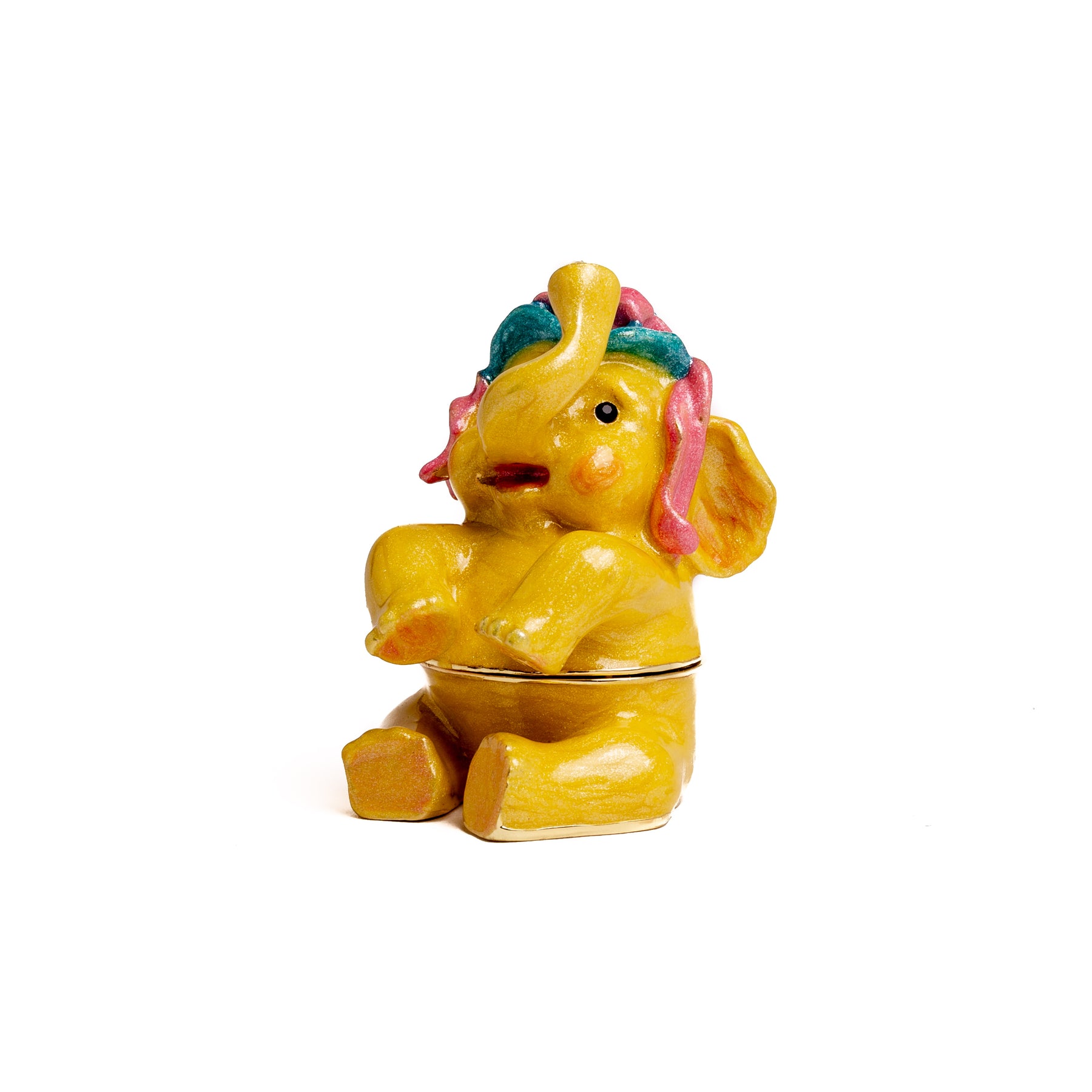 Keren Kopal Sitting Yellow Elephant