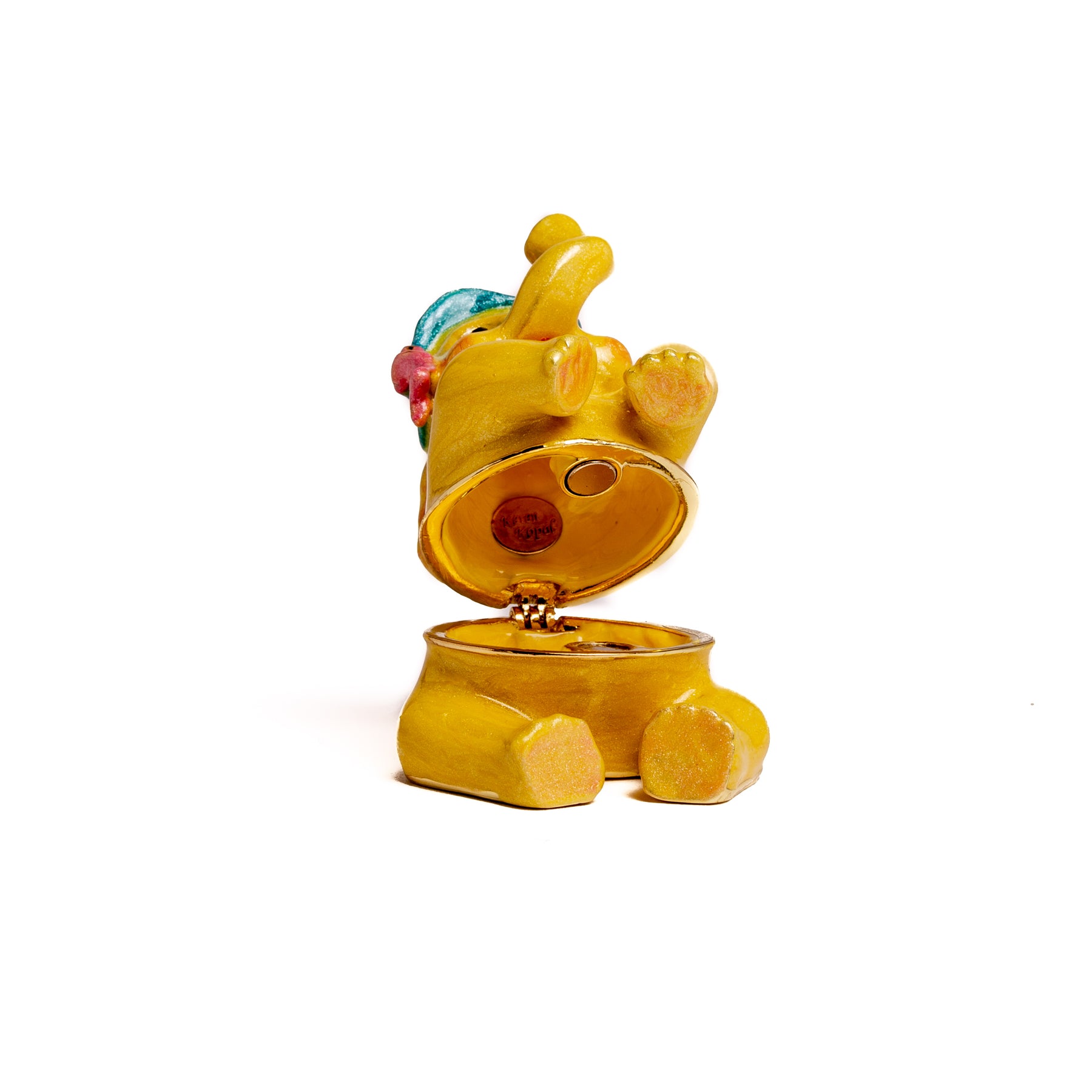 Keren Kopal Sitting Yellow Elephant